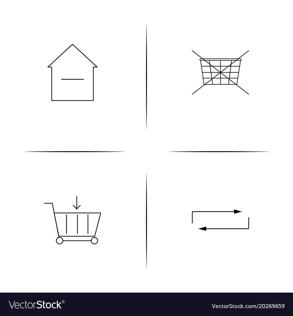 Interface linear simple icon setoutline icons