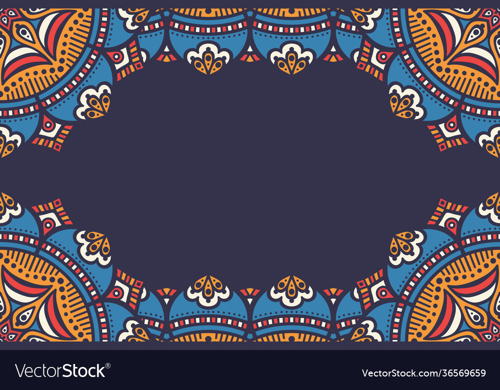 Islamic background with mandala Royalty Free Vector Image