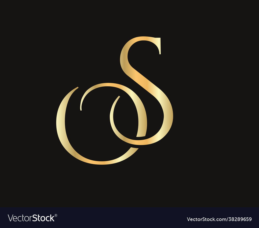 Letter so logo design for business and company