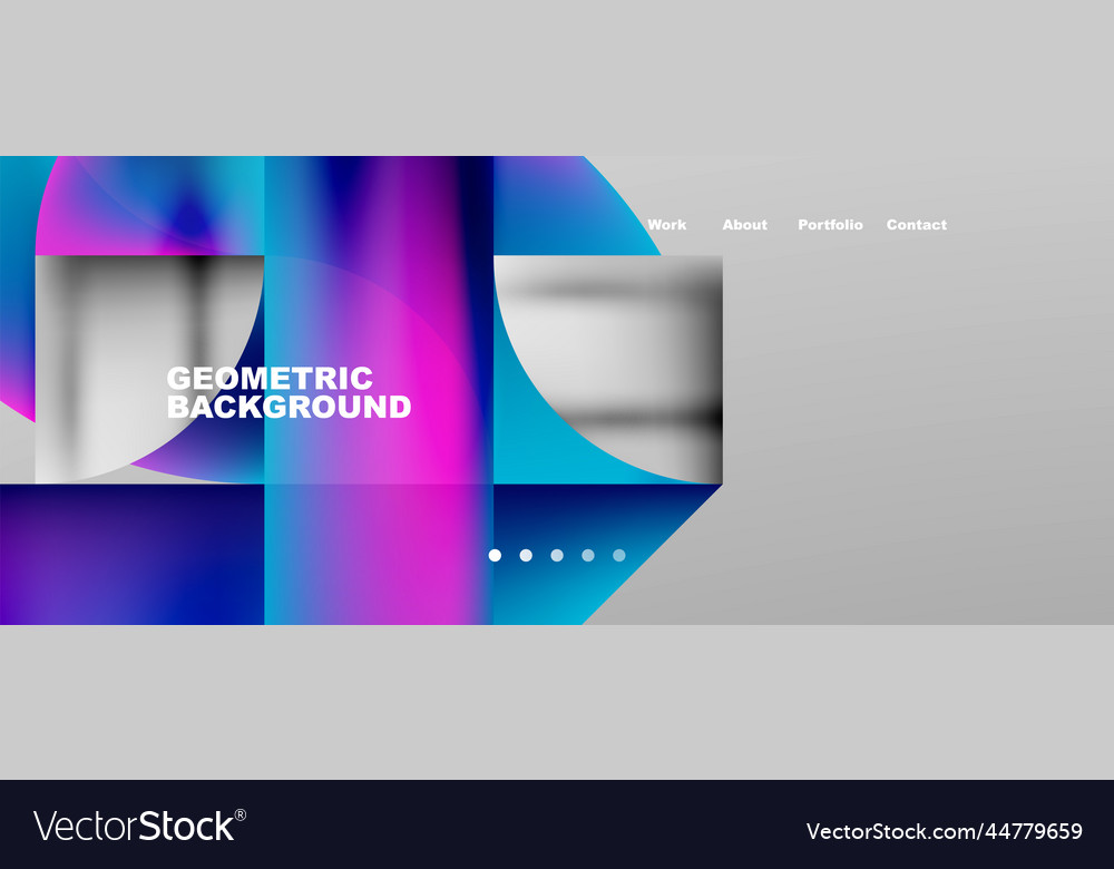 Minimal geometric abstract background circle vector image Minimal geometric abstract background circle