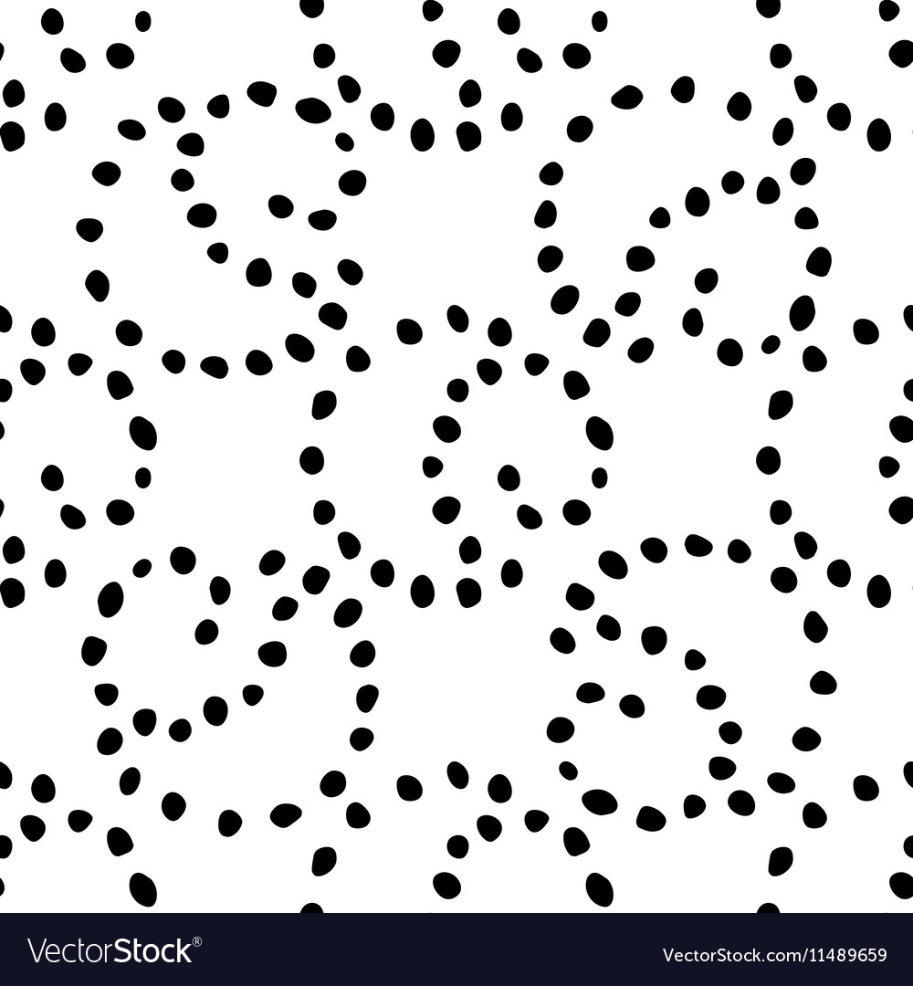 Seamless pattern with polka dot texture
