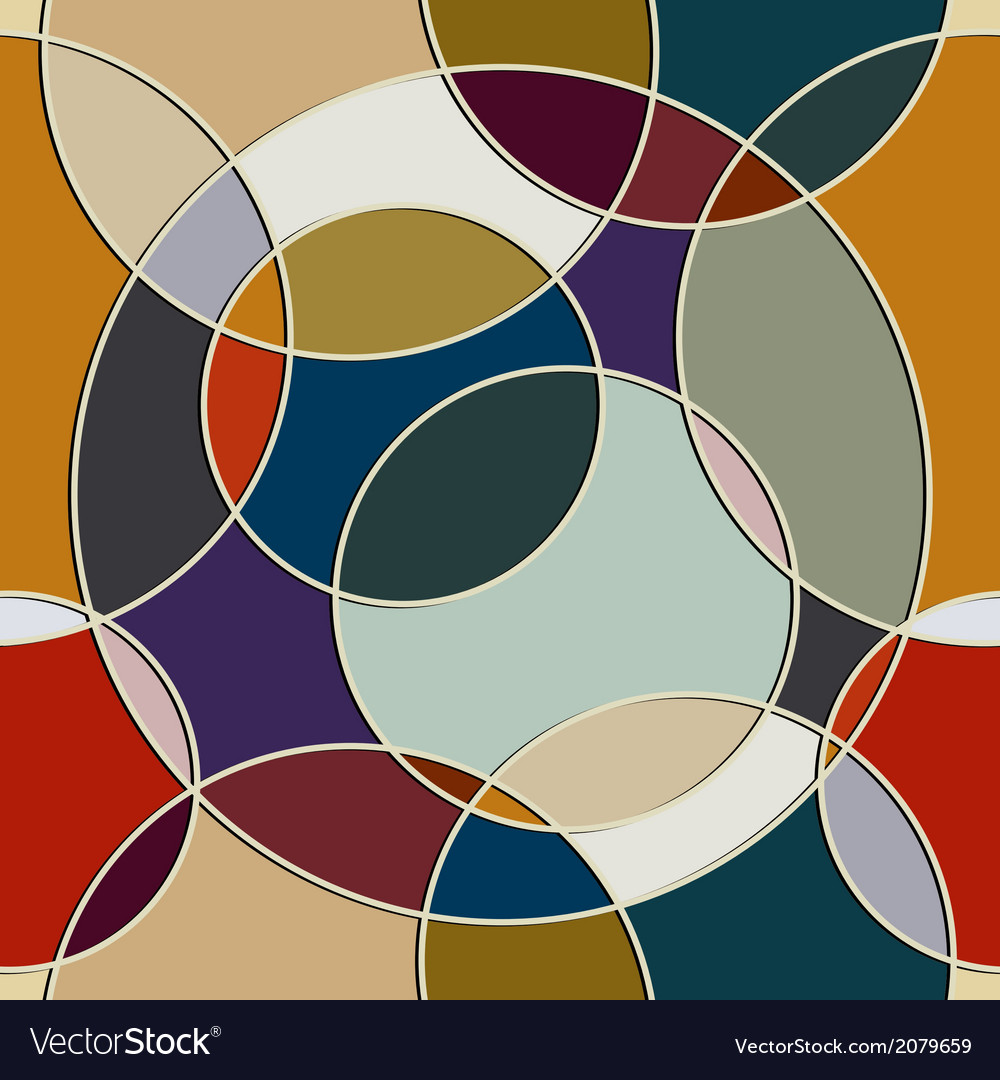 Seamless texture of circular items