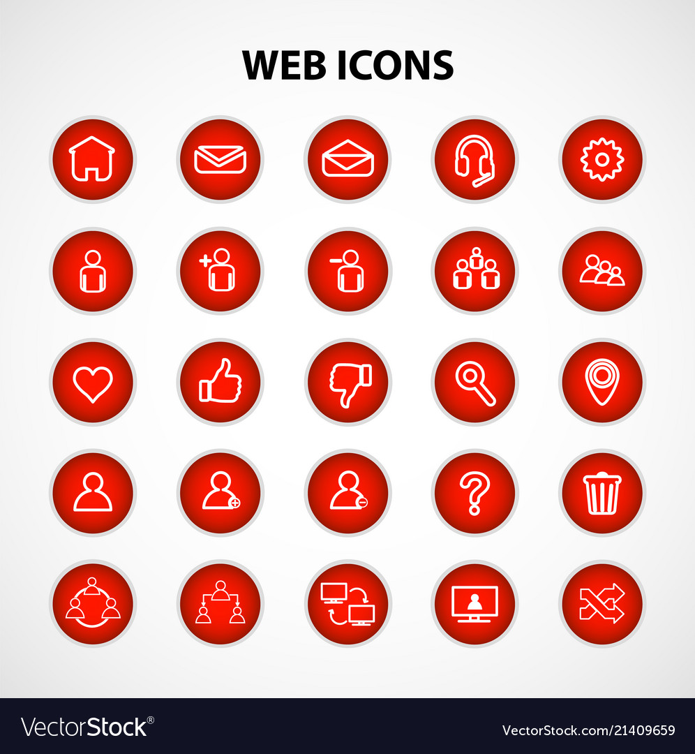 Social network icons