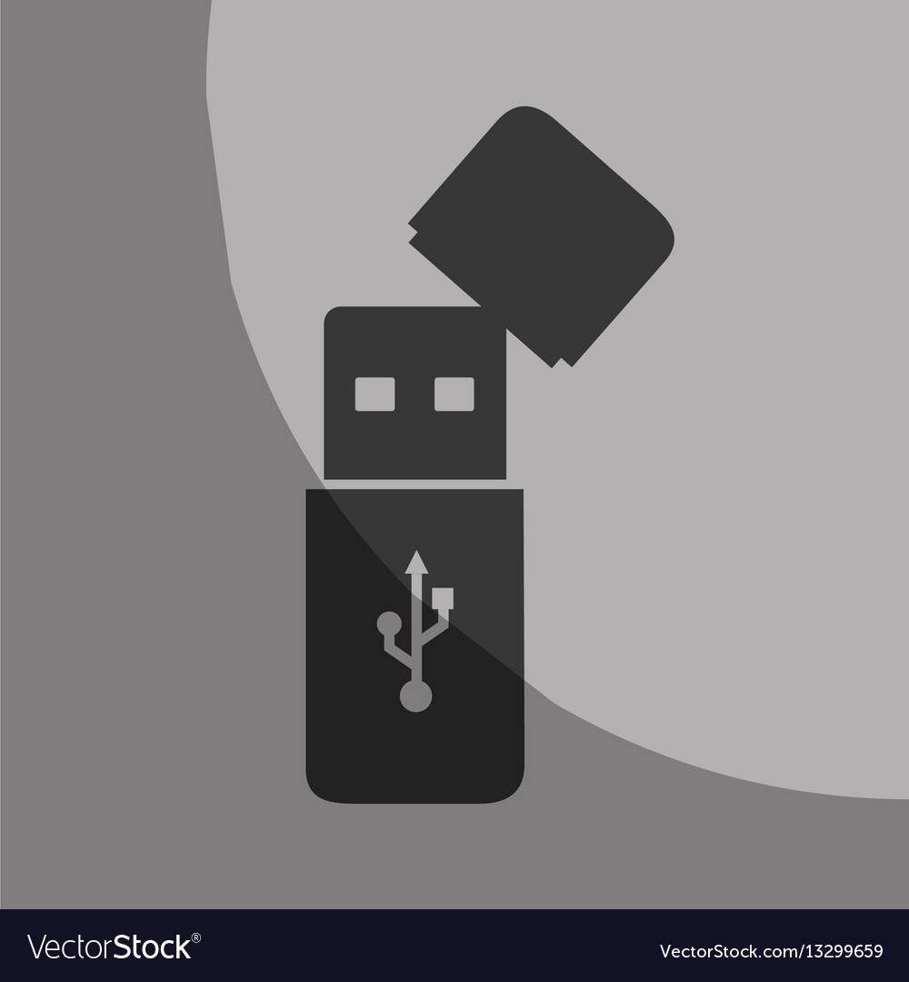 Usb memory isolated icon