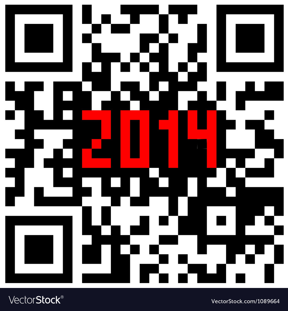 2014 new year counter qr code