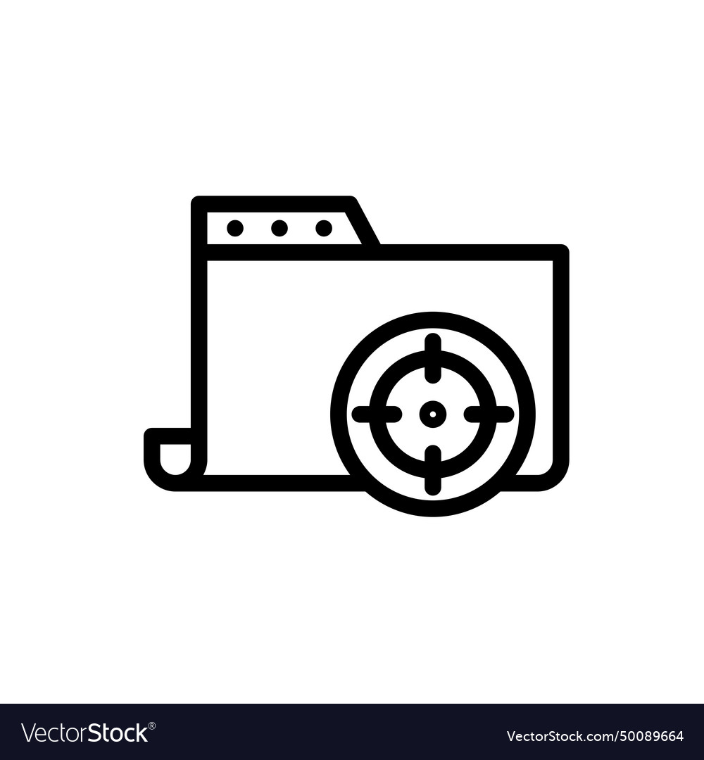 Agile project development icon with black outline vector image Agile project development icon with black outline