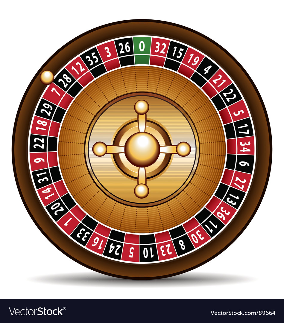 Casino roulette Royalty Free Vector Image VectorStock