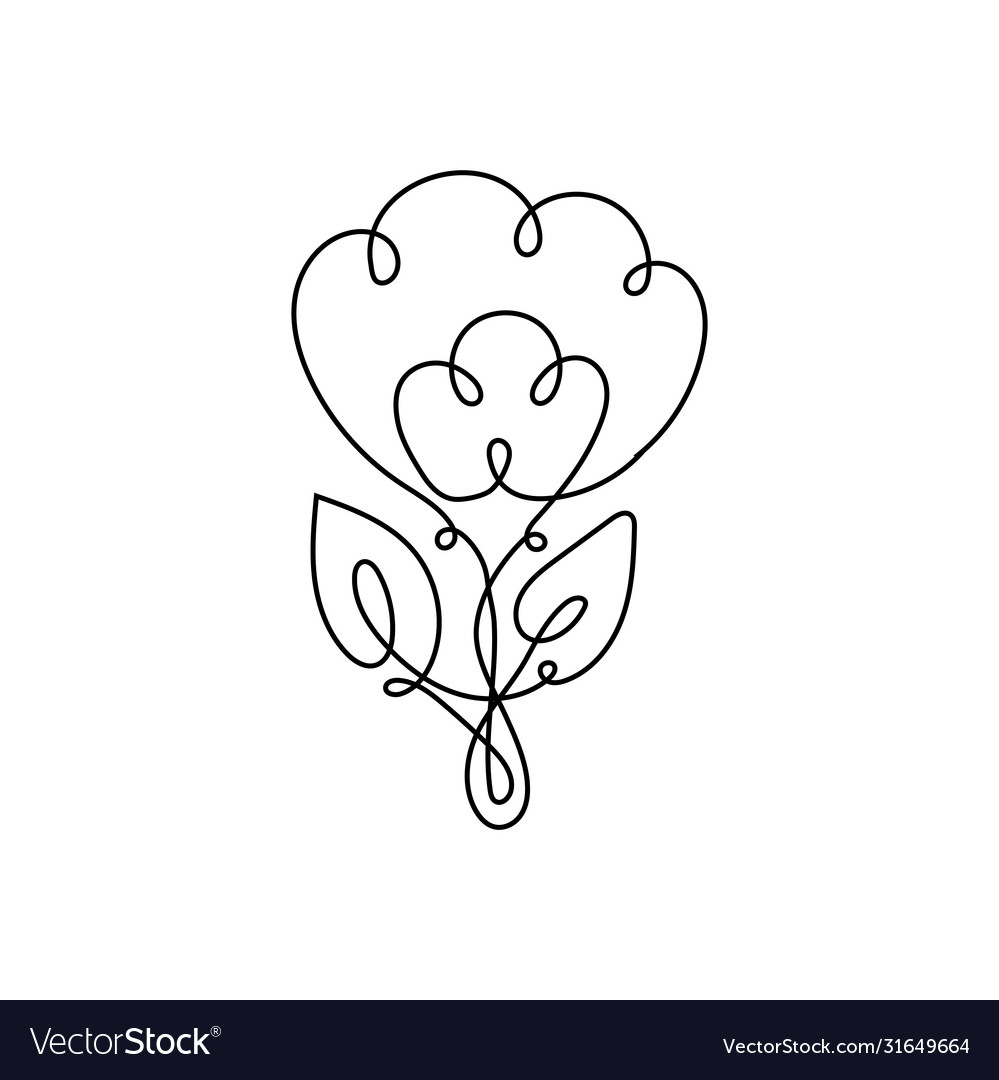 Leaf line art Royalty Free Vector Image - VectorStock