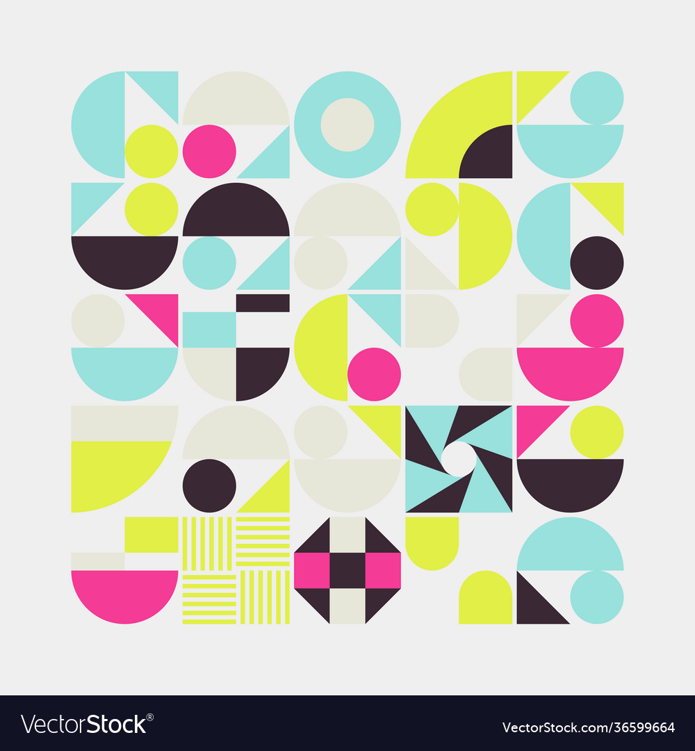 Neon abstract pattern design