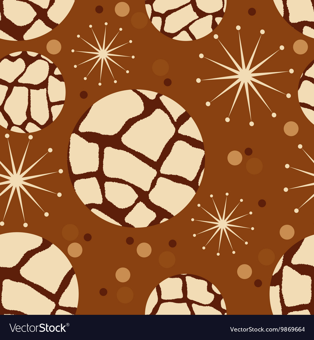 Seamless pattern of circles