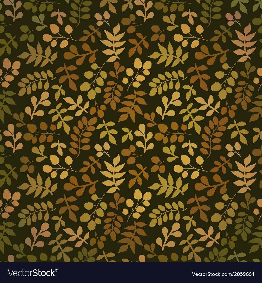 Seamless pattern with leaf abstract texture