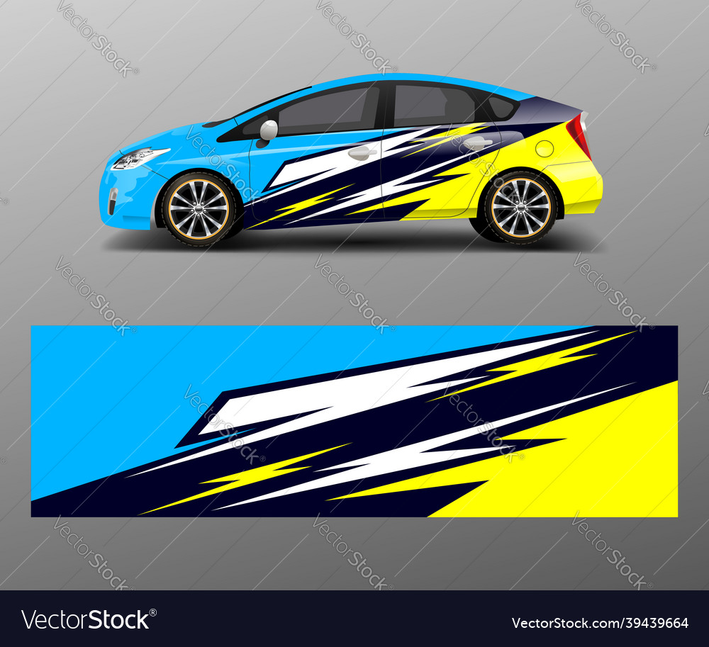 Sportwagen Racing Wrap Design Template