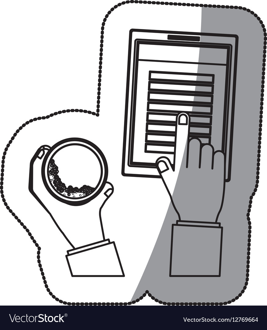 Work and technology concept