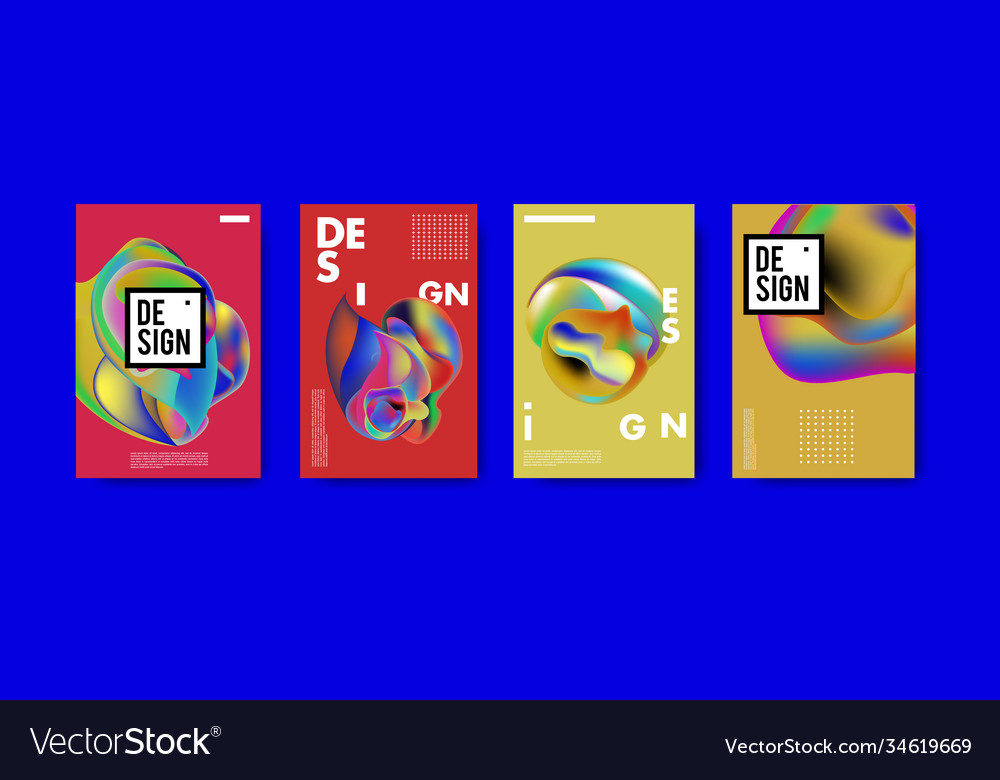 Abstract colorful liquid and fluid pattern