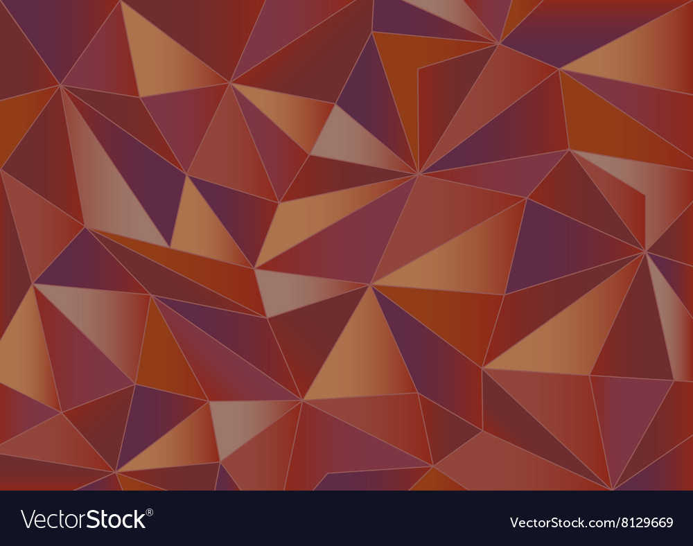 Abstract red triangles 3d background