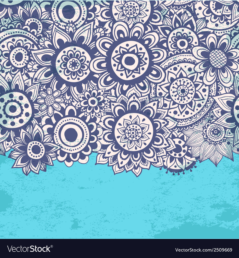 Beautiful Indian Paisley Ornament Royalty Free Vector Image