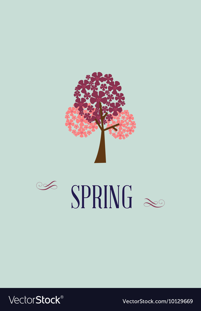 With spring tree