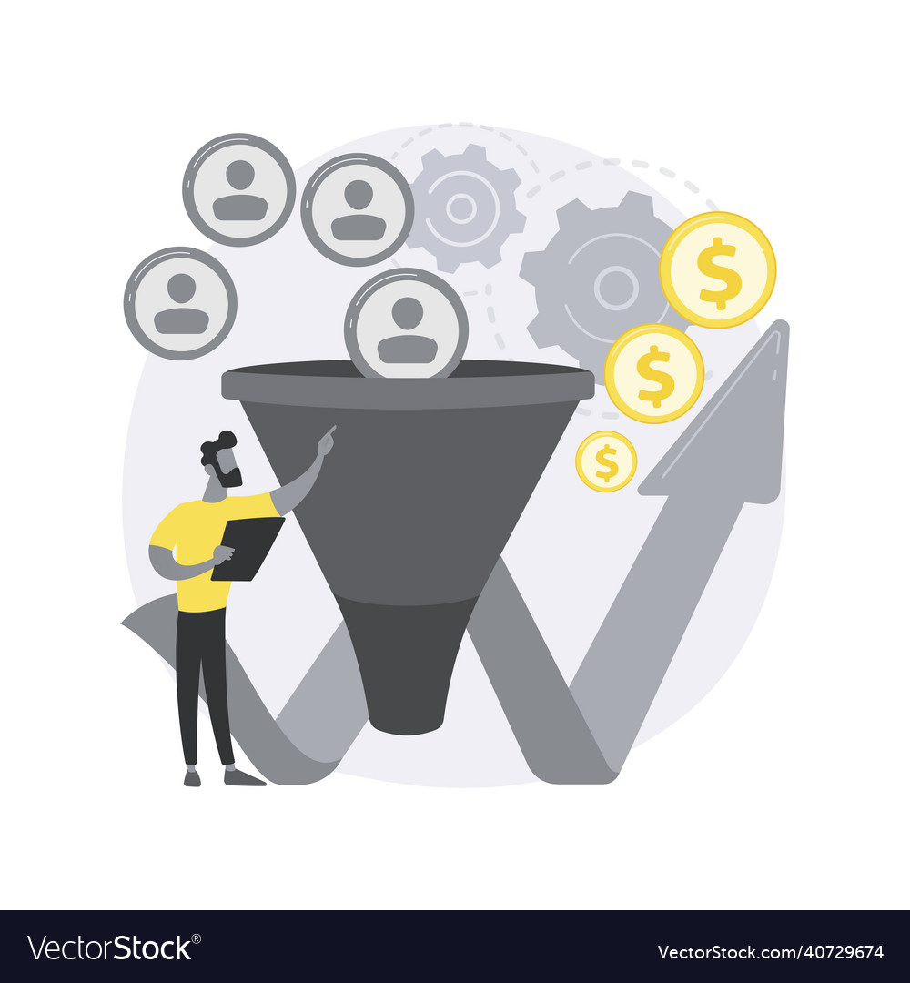 Conversion rate optimization abstract concept vector image Conversion rate optimization abstract concept