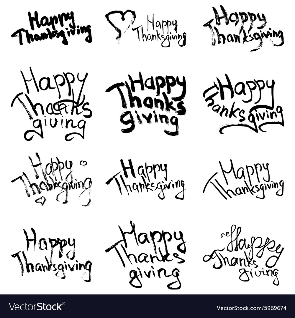 Happy thanksgiving collection