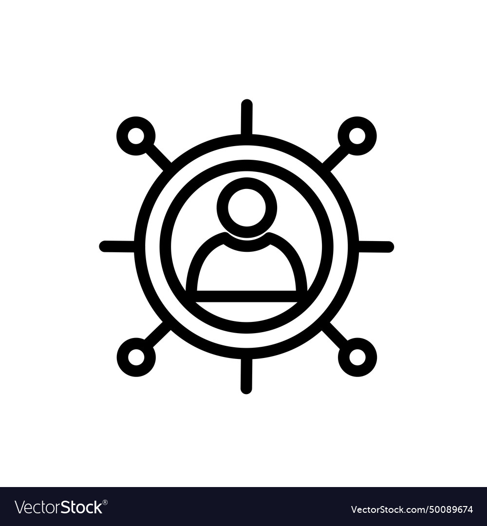 Iteration project development icon with black vector image Iteration project development icon with black
