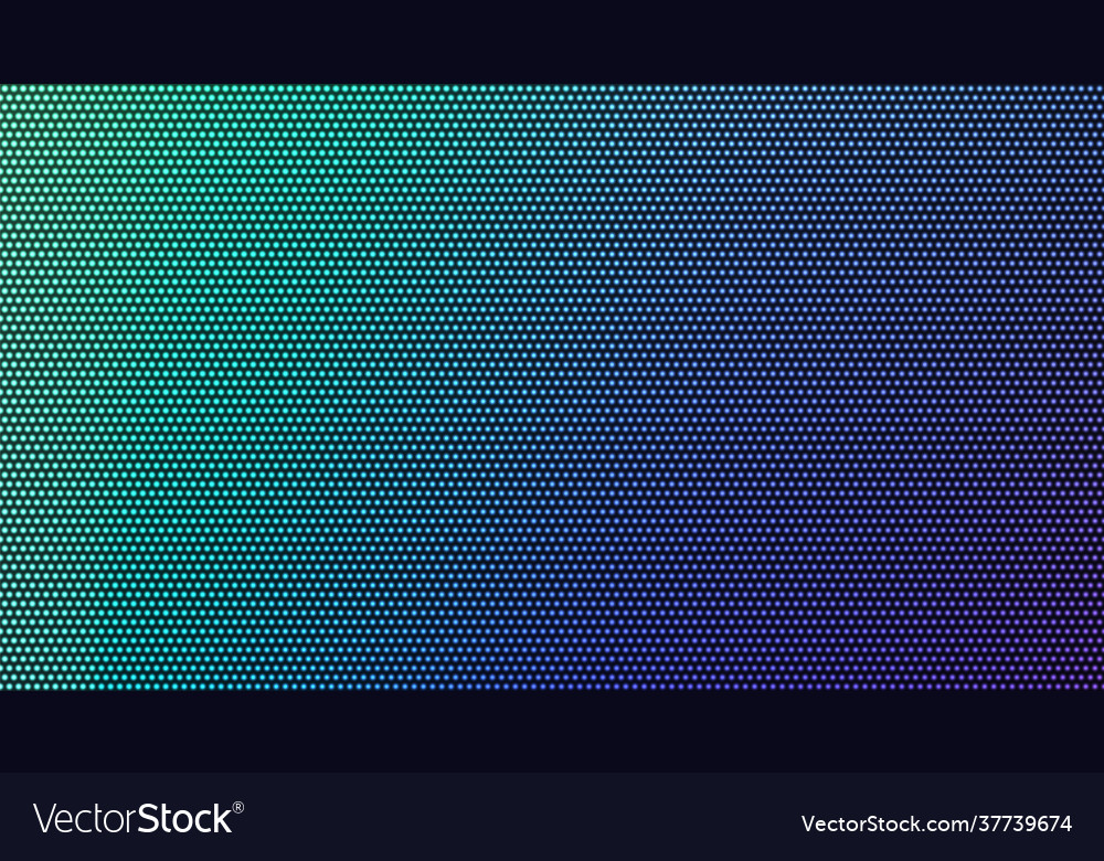 Led screen texture digital display with dots lcd Vector Image Led screen texture digital display with dots lcd