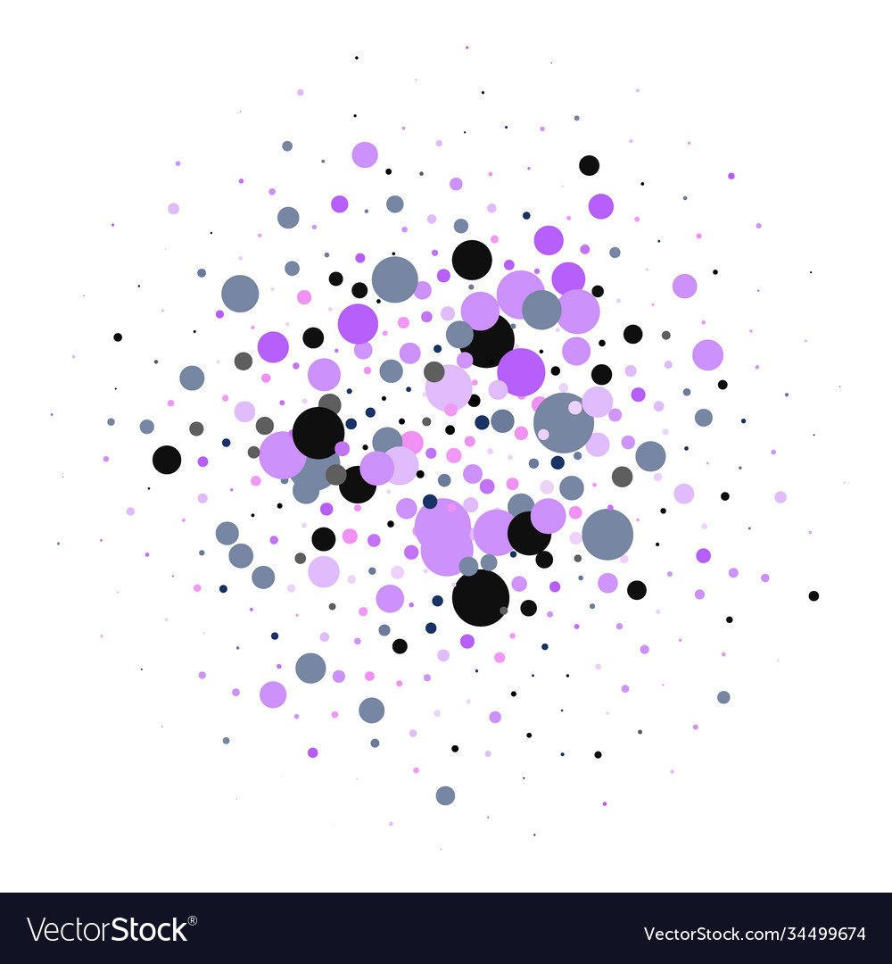 Light purple abstract pattern with circles vector image Light purple abstract pattern with circles