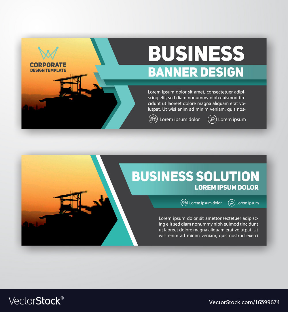 modern corporate banner background