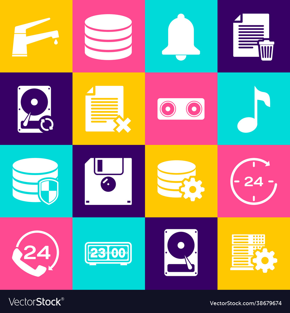 Set server setting clock 24 hours music note