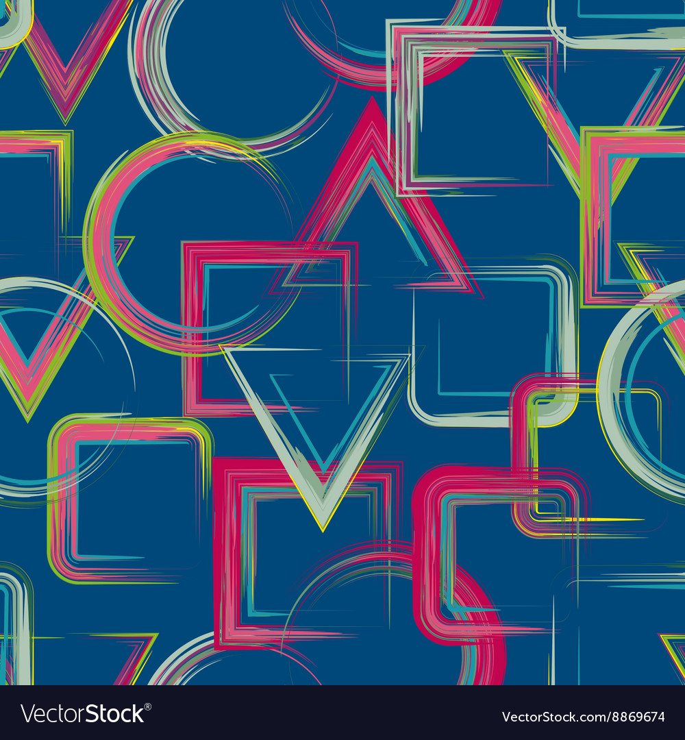 Squares pattern abstract geometric
