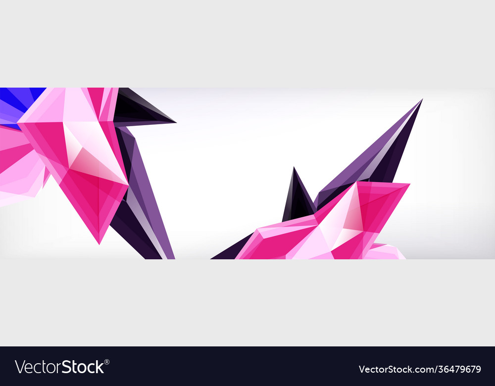 3d triangles and pyramids abstract vector image 3d triangles and pyramids abstract