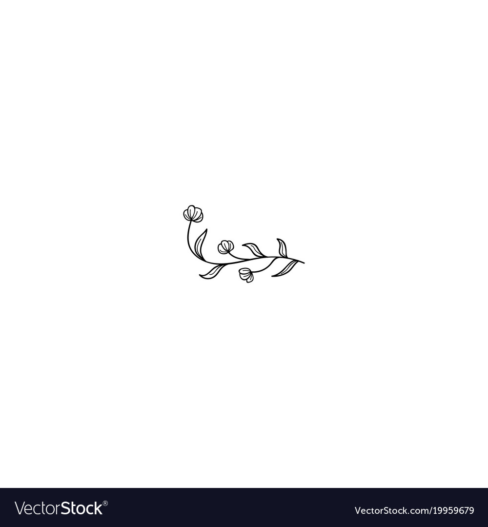 Flower outline icon