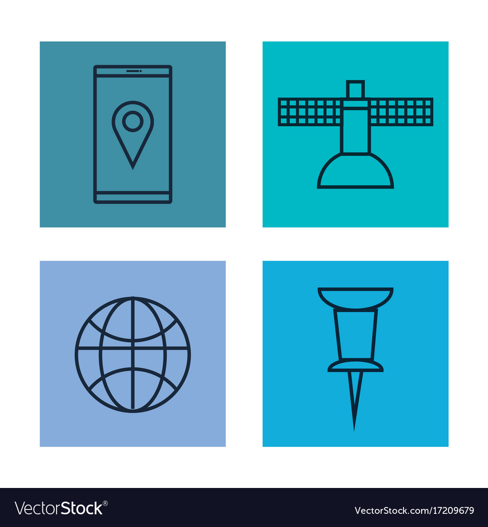 Gps navigation app icons