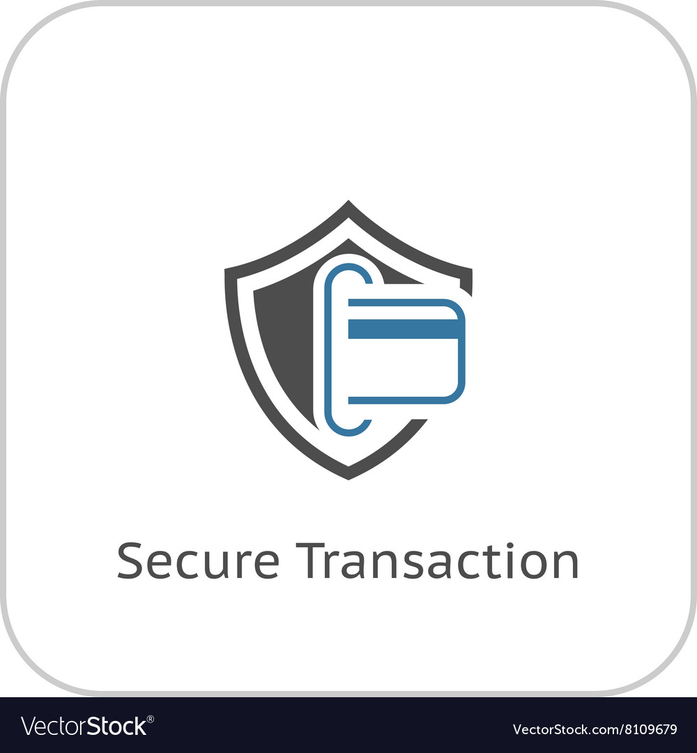 Secure Transaction Shield Icon