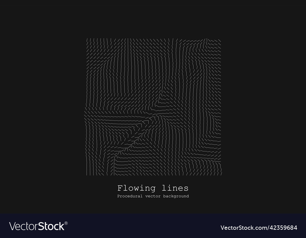 Abstrakte Linienmatrix Muster Geräuschfluss dynamisch vector image Abstrakte Linienmatrix Muster Geräuschfluss dynamisch