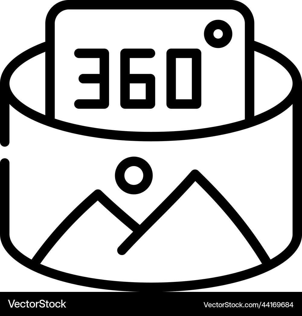 Ar 360 Royalty Free Vector Image - VectorStock