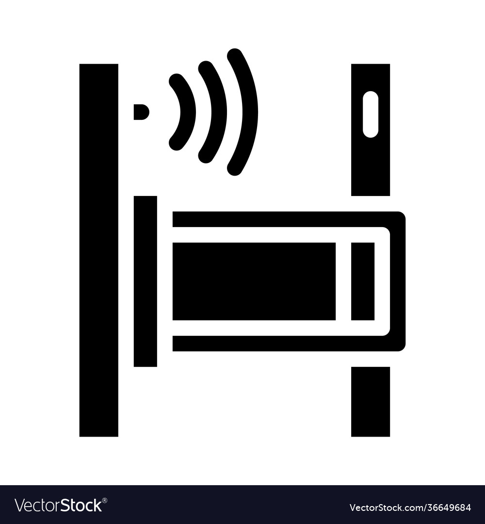 Bounding frame with sensor glyph icon