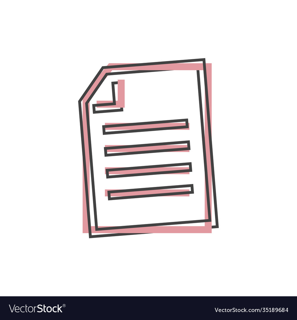 Document icon verification symbol