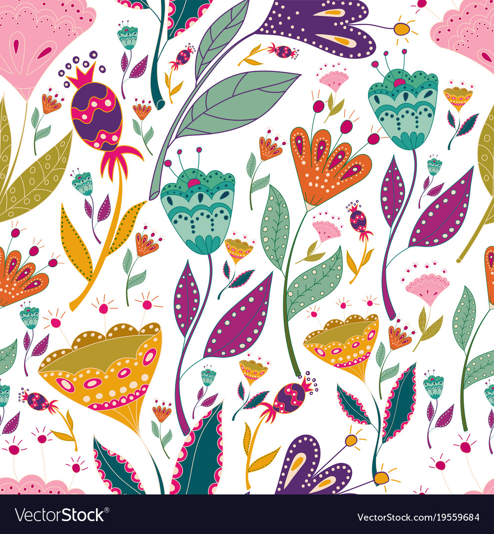 Floral Seamless Pattern