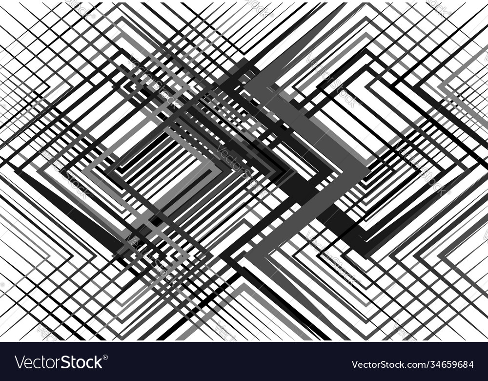 Geometric structure network chaotic jumble vector image Geometric structure network chaotic jumble