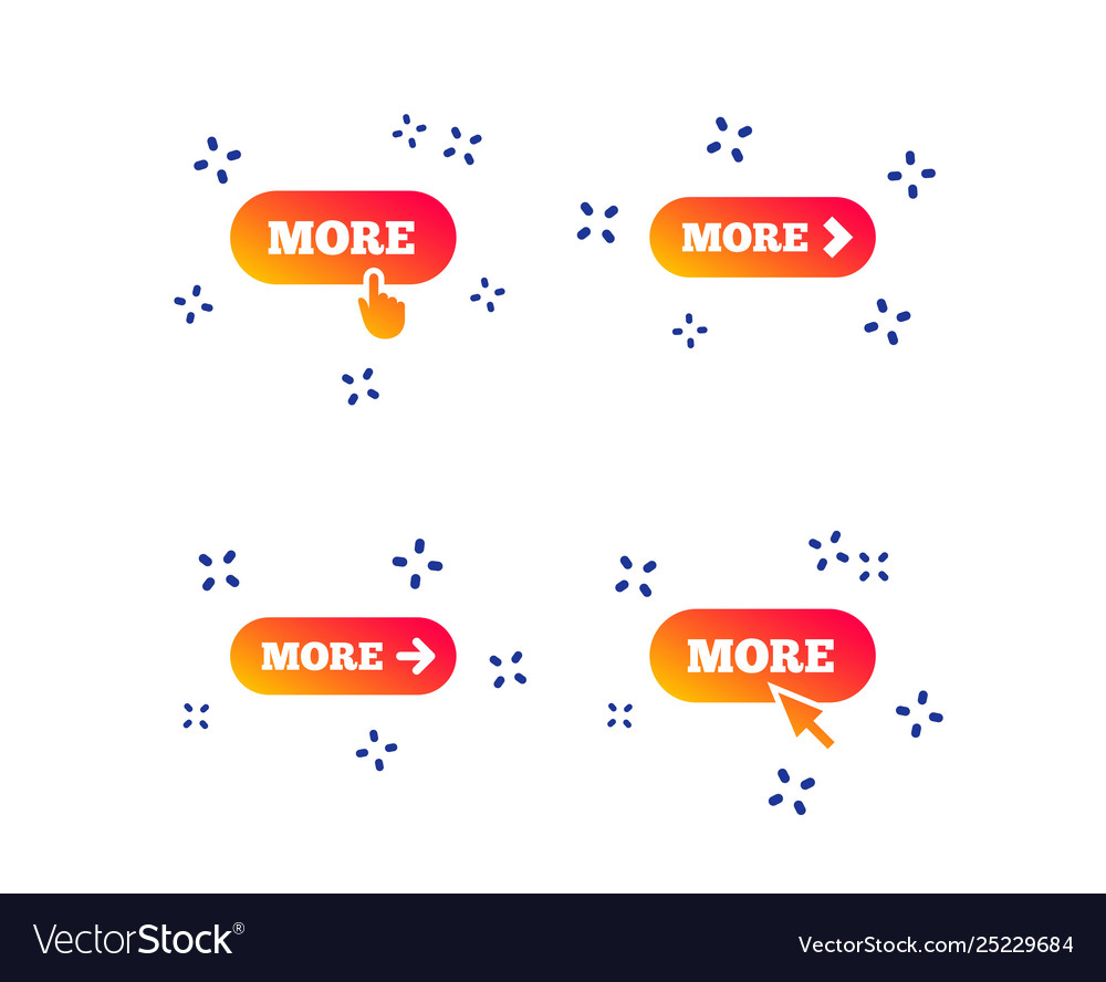 More with cursor pointer icon details symbols