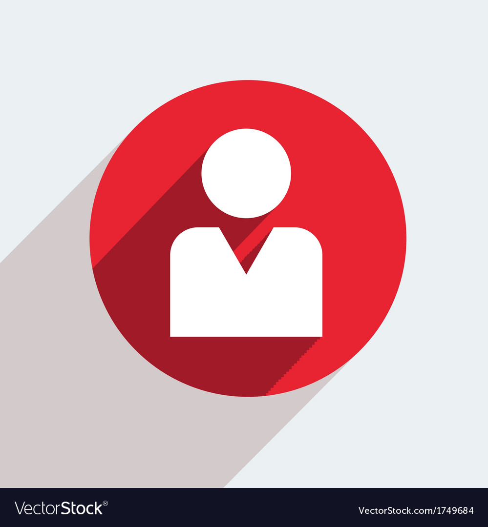 Red Circle Icon - Simple Graphic