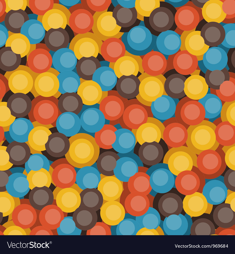 Retro bubbles pattern