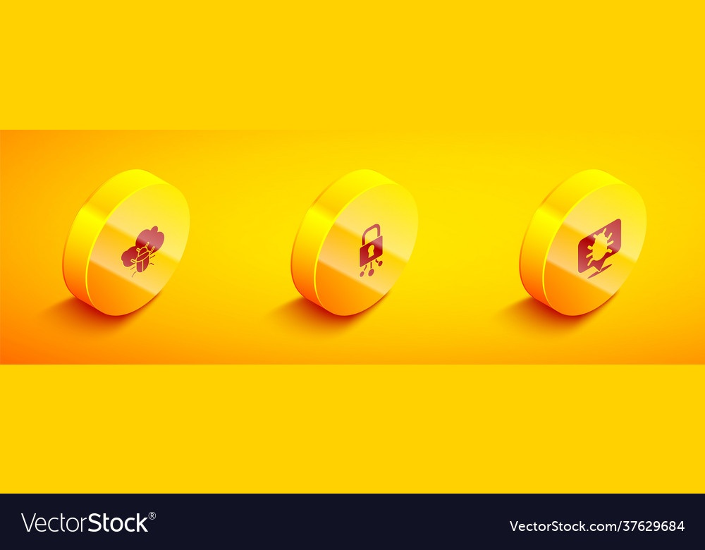 Set isometric system bug on a cloud cyber