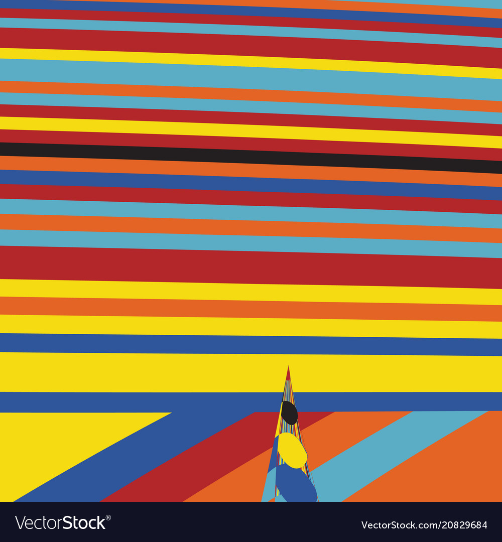 Zebra pop abstract stripe pattern vector image Zebra pop abstract stripe pattern