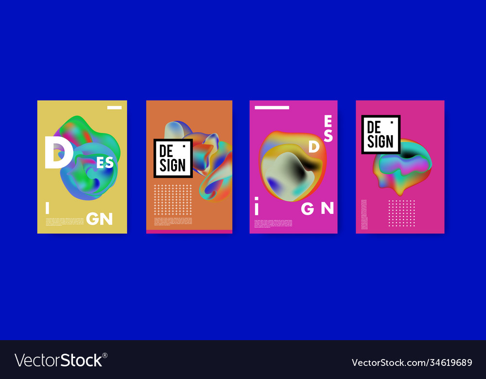 Abstract colorful liquid and fluid pattern