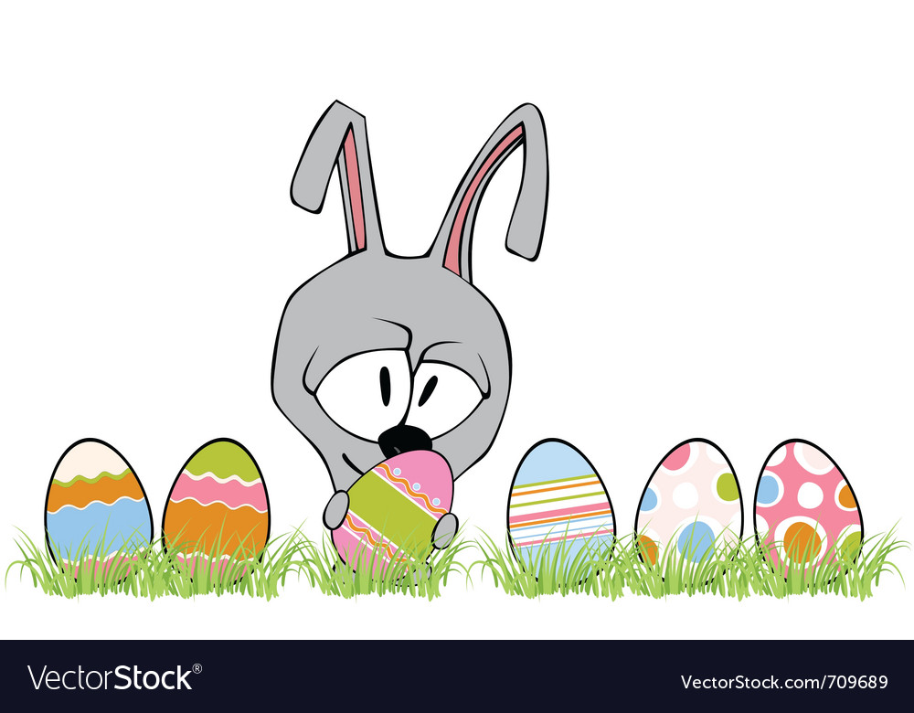 Easter Bunny Royalty Free Vector Image - Vectorstock