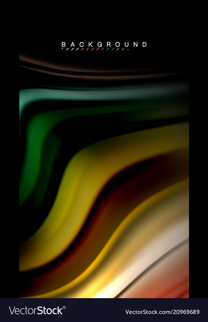 Fluid Color Wave Abstract