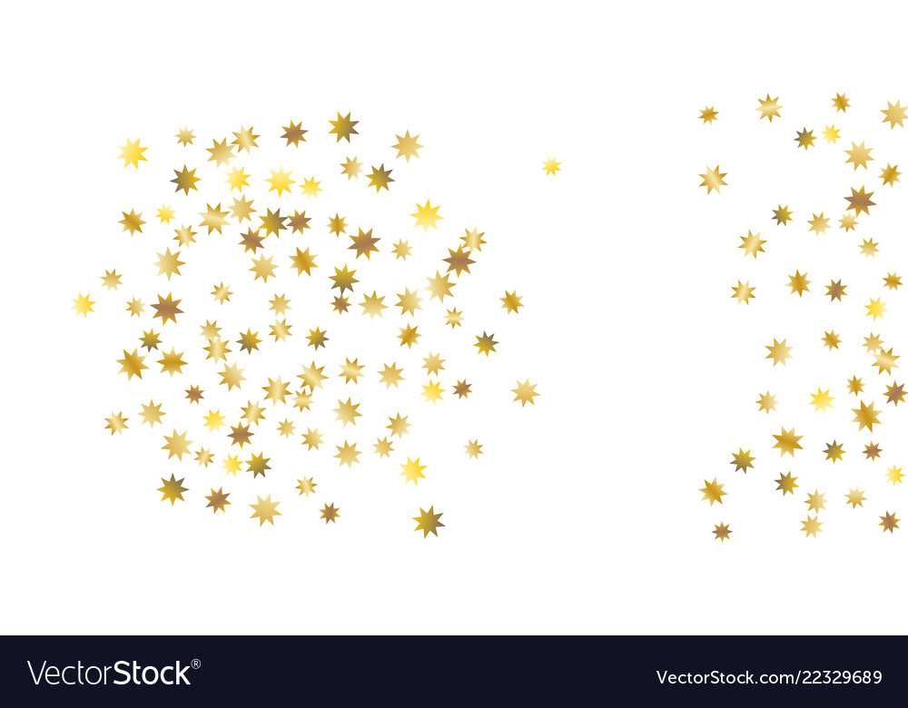 Golden casual confetti background