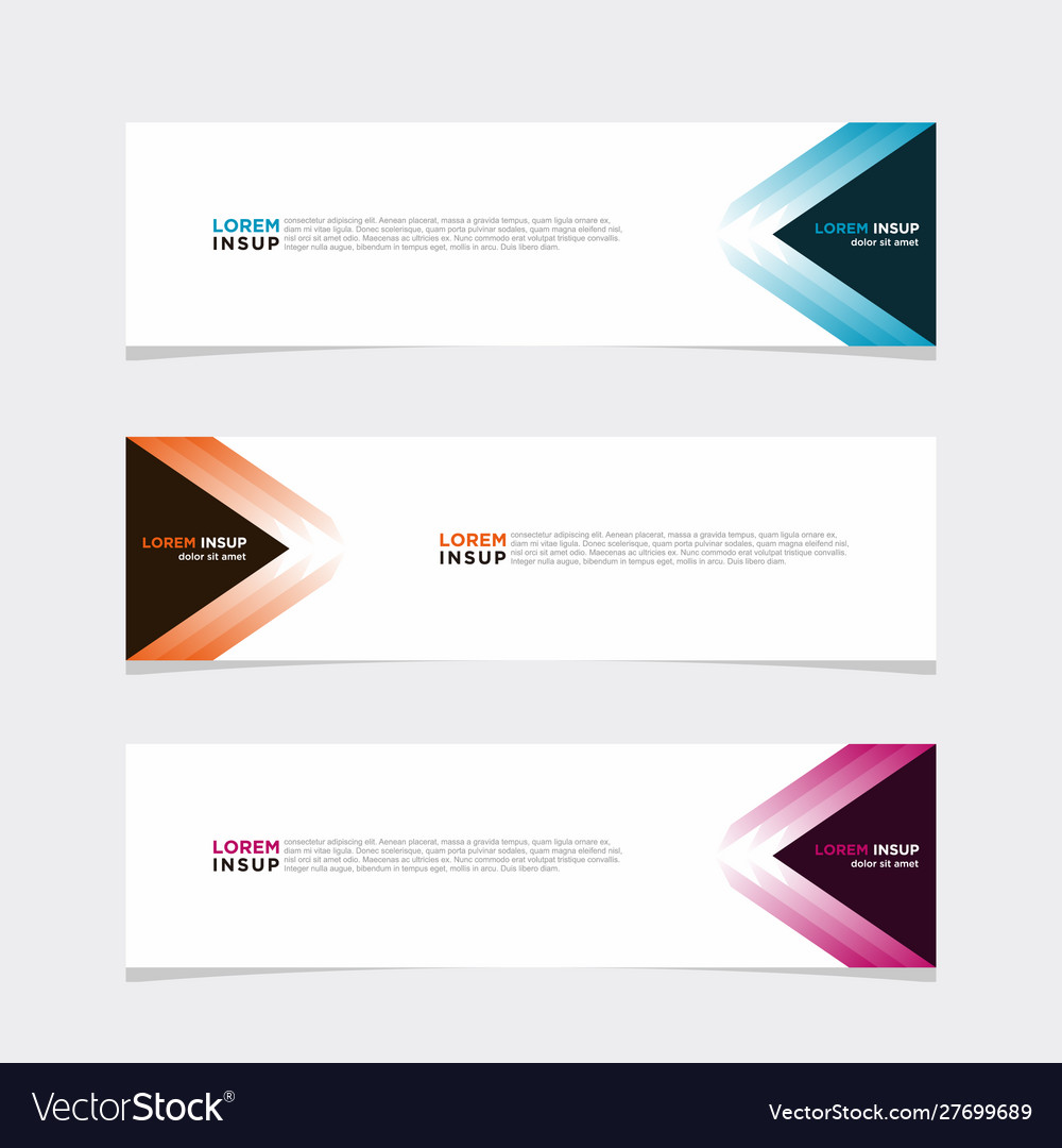 Modern banner web background abstract design