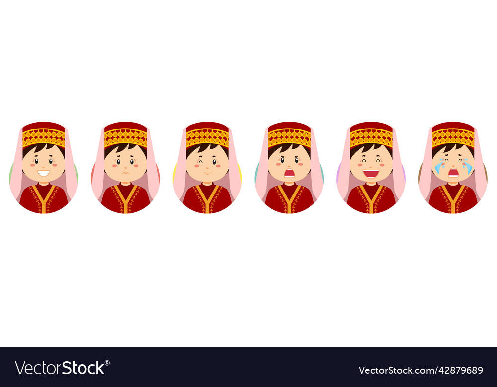 Turks avatar with various expression